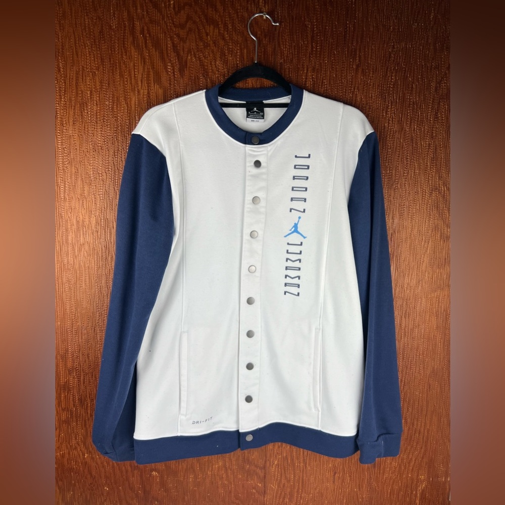 Michael Jordan Space Jam Jumpman Button Down Crew neck Nike Jordan Mens small